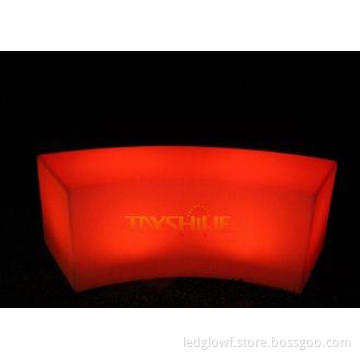 Fashionable Red LED Lounge Furniture , LED Patio Bar Stools
